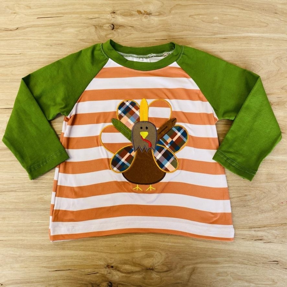 7/8 boys turkey raglan